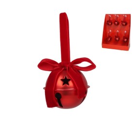 COLGANTE XMAS CASCABEL ROJO MATE 6CM