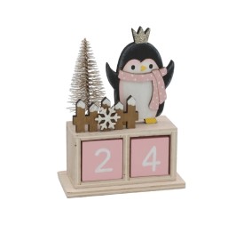 PINGUINO CALENDARIO EIDYS 9X11,5CM ROSA