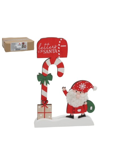 FIG. XMAS SANTA CLAUS C/BUZON TRASY 11,5X16,5CM
