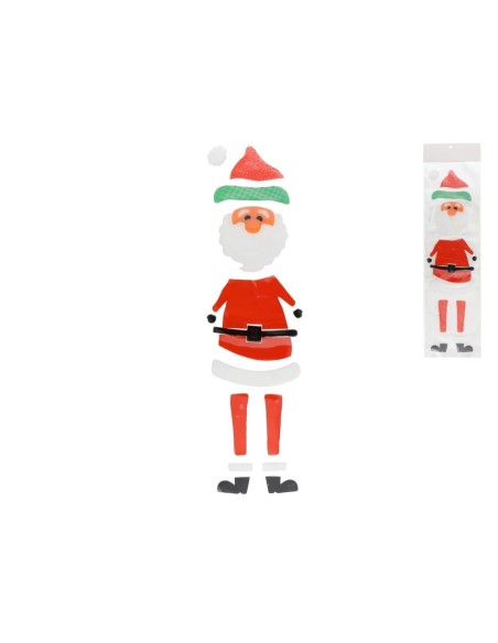 Mayorista Decoración Hogar Navidad PEGATINA VENTANA SANTA CLAUS | Mundo Flor