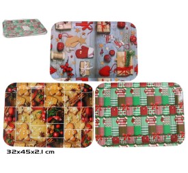 BANDEJA  CONFANY 45X32X2,1CM 3 SURT.