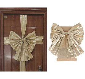 LAZO DECORATIVO PUERTA HELEN 54X56CM DORADO