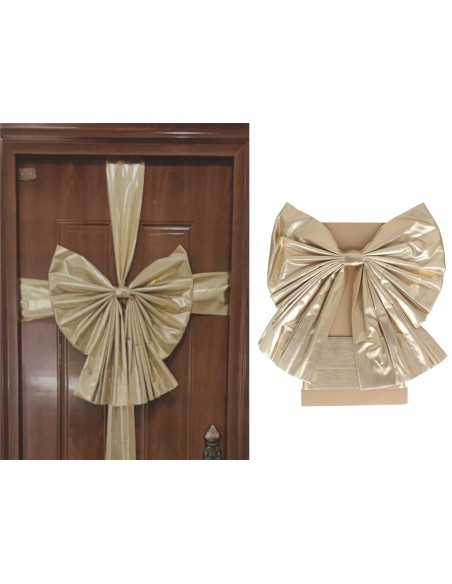 LAZO DECORATIVO PUERTA HELEN 54X56CM DORADO