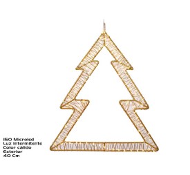 SILUETA ARBOL EXT. 150 MICROLEDS CALIDA PARPADEANT
