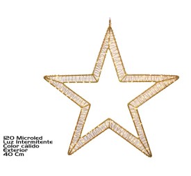 SILUETA ESTRELLA EXT. 120 MICROLEDS CALIDA PARPADE