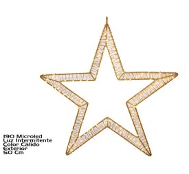 SILUETA ESTRELLA EXT. 190 MICROLEDS CALIDA PARPADE