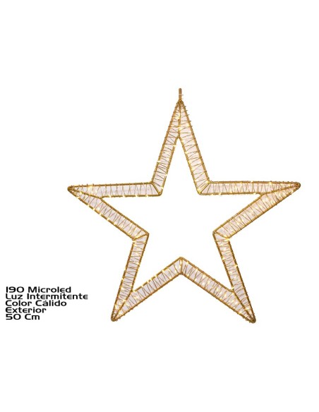 SILUETA ESTRELLA EXT. 190 MICROLEDS CALIDA PARPADE