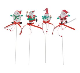 STICK FIG. XMAS BOSTON 34CM 4 SURT.