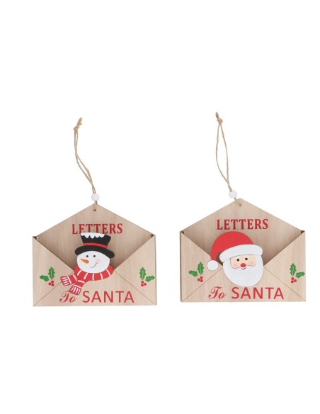 COLGANTE CARTA SANTA 15X2X12,5CM 2 SURT.