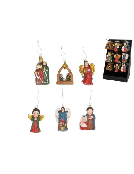 COLGANTE NACIMIENTO 8X3,5X14,5CM 6STD