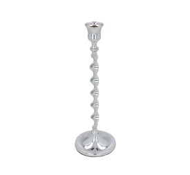 PORTAVELA CRISTAL BUDAPEST 8,5X26CM PLATA