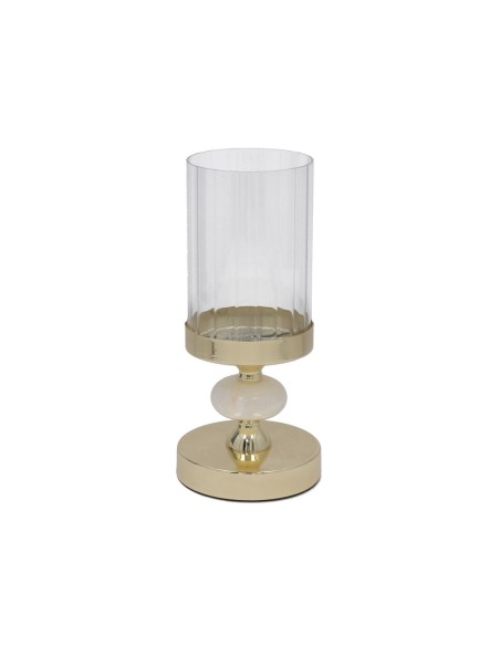 PORTAVELA BRNO 12X26CM DORADA