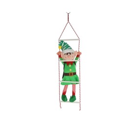 ELFO EN ESCALERA BICOLOR 60CM VERDE