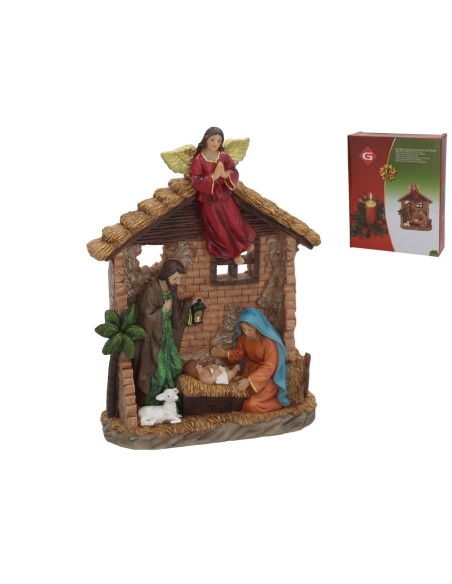 ESCENA ANUNCIACION NAVIDAD 21X7,2X27CM