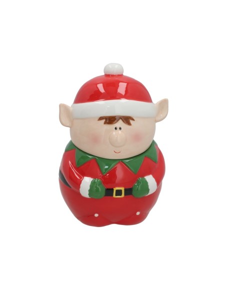 RECIPIENTE COOKIES ELFO 14X13,5X19,5CM