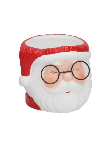 MACETERO NOEL GAFAS 12,9X11,7X10,6CM