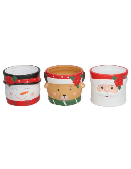 MACETERO NAVIDAD 11,2X11X8,8CN 3STD