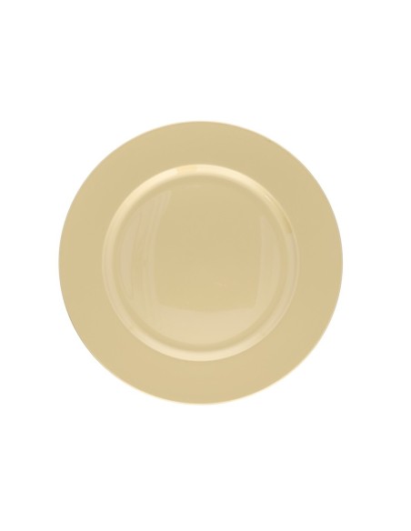 BAJOPLATO FIESTA  33X33X1,8CM DORADO