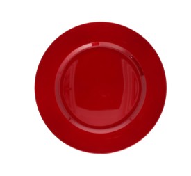 BAJOPLATO FIESTA  33X33X1,8CM ROJO