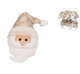 CABEZA COLGANTE DORADA SANTA LED 17 CM