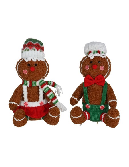 FIG. GINGER XMAS 20X11X36CM 2STD