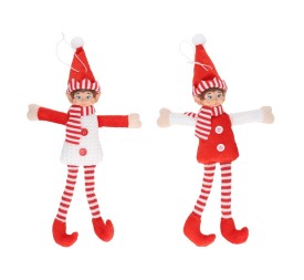 FIG. ELFO COLGANTE XMAS 2STD ROJO