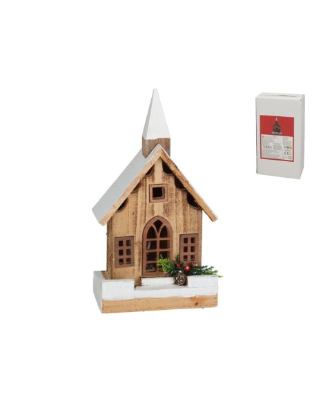 CASITA PAJARO C/5 LED 19X10X34CM