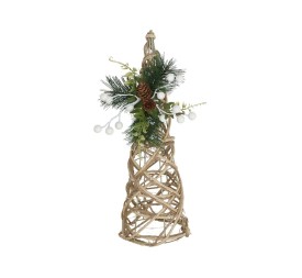 CONO XMAS C/40 LUCES BETH 12X12X40CM NATURAL