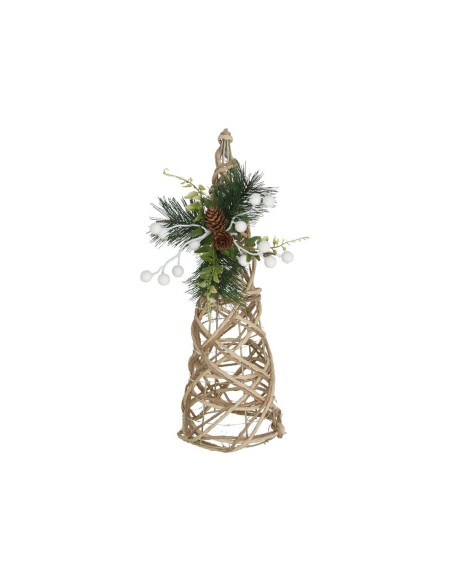 CONO XMAS C/40 LUCES BETH 12X12X40CM NATURAL