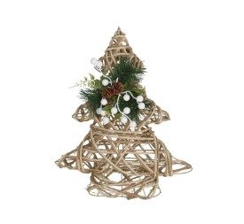 ARBOL XMAS C/60 LUCES BETH 34X12X40CM NATURAL
