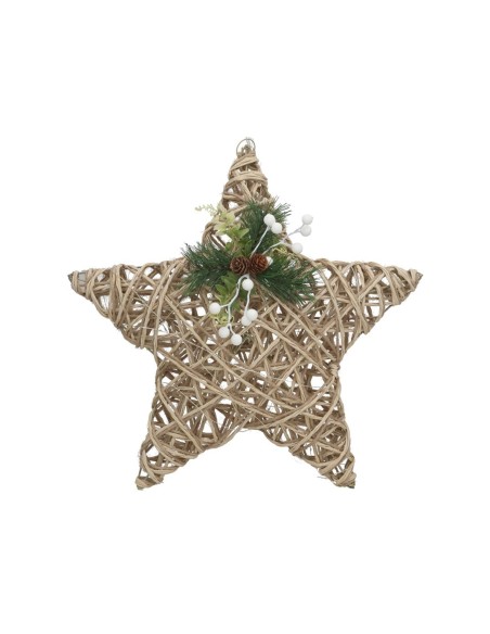 ESTRELLA C/80 LUCES BETH 50CM NATURAL