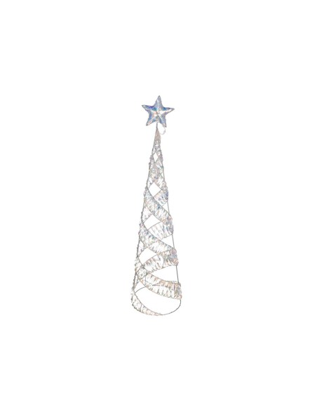 CONO ESTRELLA C/260 LUCES 30X30X120CM MULTICOLOR