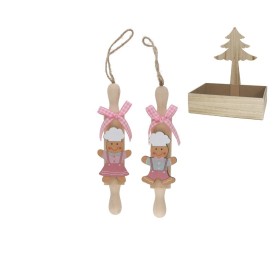 FIG. COLGANTE MADERA SAVON 3,8X2,9X14,7 2STD