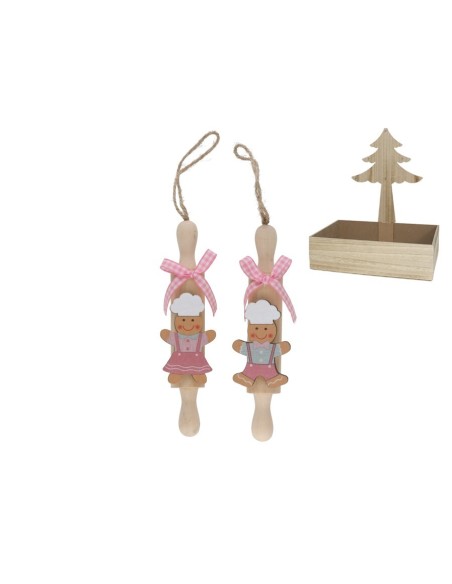 FIG. COLGANTE MADERA SAVON 3,8X2,9X14,7 2STD