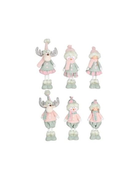 FIGURA NAVIDEÑA DE PIE CHLOE 6 SRT 15X11X36 CM