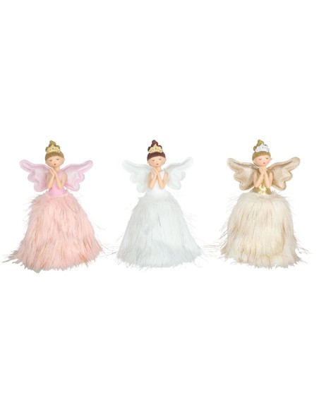 ANGEL DECORADO ABRIL 4 LED 3 SRT 18X18X27 CM