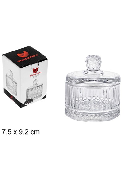 BOMBONERA CRISTAL LUXURY 7,5X9,2 CM