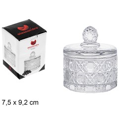 BOMBONERA CRISTAL NORA 7,5X9,2 CM