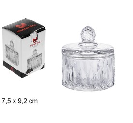 BOMBONERA CRISTAL PRATO 7,5X9,2 CM