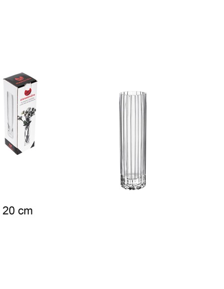 FLORERO CRISTAL LION RELIEVES 20 CM