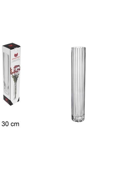 FLORERO CRISTAL LION RELIEVES 30 CM