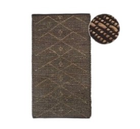 ALFOMBRA NEGRA 90X140CM