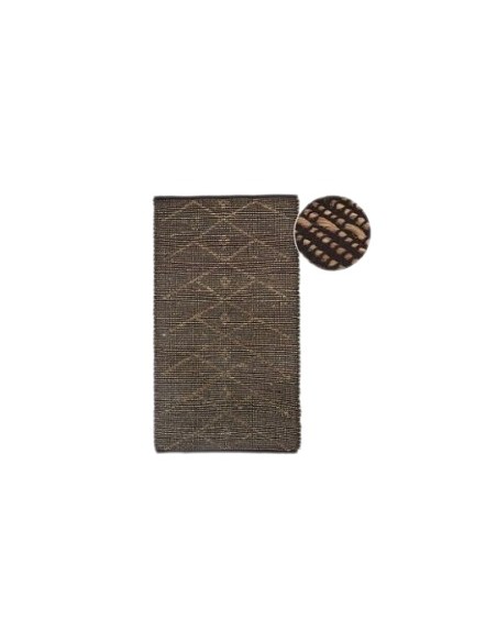 ALFOMBRA NEGRA 90X140CM