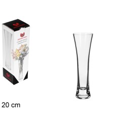 FLORERO CRISTAL HABANA 20 CM