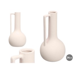 JARRON TINAJA 34CM BLANCO