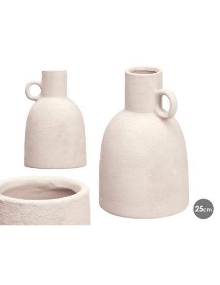 JARRON TINAJA 25CM BLANCO