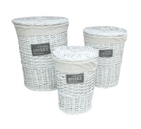 SET 3 PONGOTODOS SIBERIA BLANCO REDONDO 45X58CM