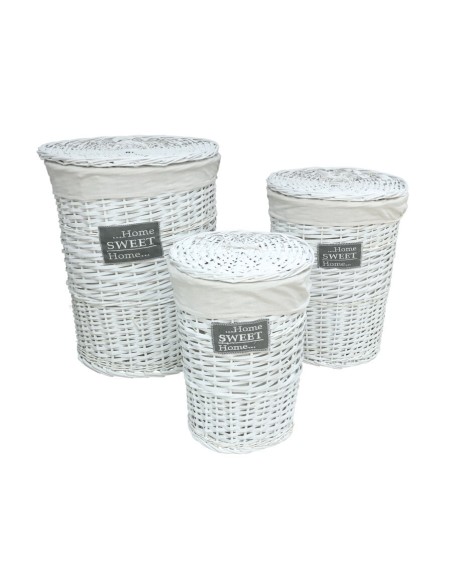 SET 3 PONGOTODOS SIBERIA BLANCO REDONDO 45X58CM