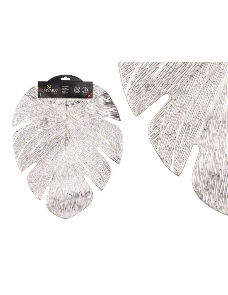 SALVAMANTEL HOJA PLATEADO