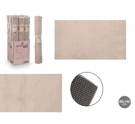 ALFOMBRA SOFT BEIGE OSCURO 80X140CM